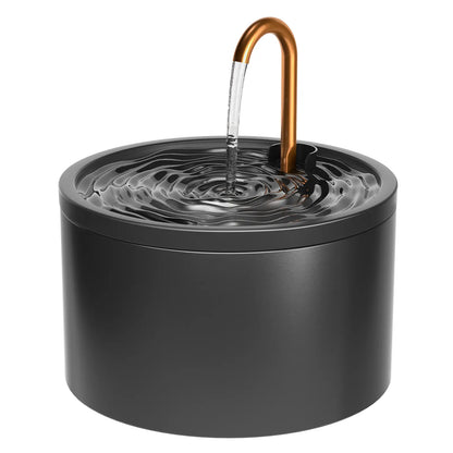 Summervibes Petlovers MISFANS Ceramic Cat Water Fountain D02 – 2.1L Ultra-Quiet Drinking Bowl for Cats & Dogs | Filtered & Easy to Clean | Non Stop Water Fountain Wired Plug-In Model